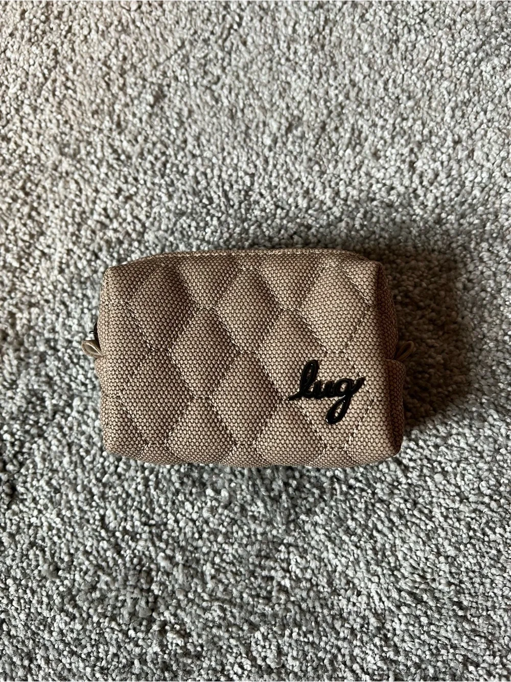 Lug Via and Choo Choo mini vl Matt luxe sand NWOT